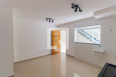 Sala/Cozinha e Área de Serviço de casa de condomínio à venda com 1 quarto, 33m² em Vila Prudente, São Paulo