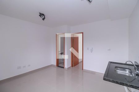 Sala e Cozinha de kitnet/studio para alugar com 1 quarto, 31m² em Vila Prudente, São Paulo