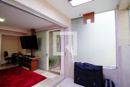 Varanda da Sala de casa de condomínio à venda com 3 quartos, 140m² em Parque Monte Alegre, Taboão da Serra