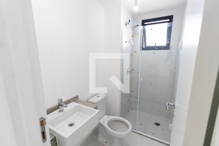 Banheiro de kitnet/studio à venda com 1 quarto, 23m² em Vila Mariana, São Paulo