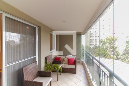 Varanda da Sala de apartamento à venda com 2 quartos, 87m² em Vila Morumbi, São Paulo
