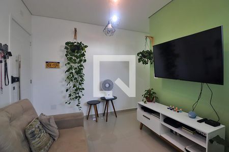 Sala de apartamento à venda com 2 quartos, 47m² em Jardim Santo Antônio, Santo André