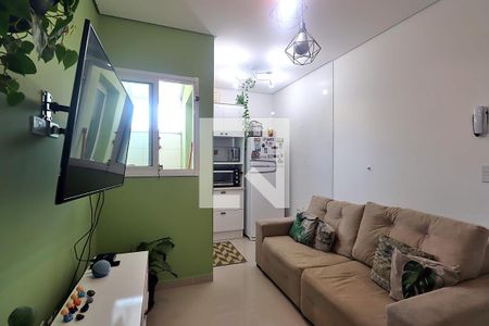 Sala de apartamento para alugar com 2 quartos, 47m² em Jardim Santo Antônio, Santo André