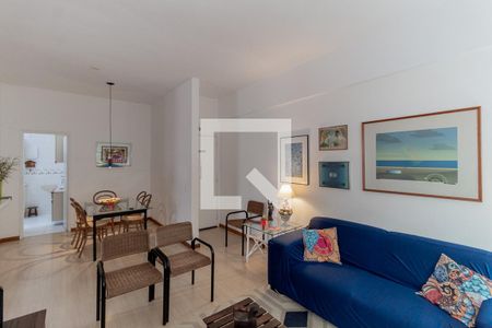 Sala de apartamento para alugar com 3 quartos, 99m² em Humaitá, Rio de Janeiro