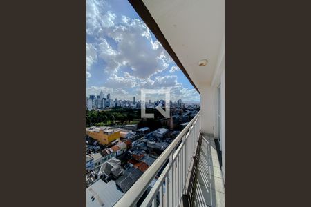 Varanda da Sala de apartamento à venda com 1 quarto, 26m² em Brás, São Paulo