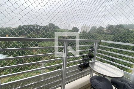 Varanda da Sala de apartamento para alugar com 2 quartos, 48m² em Tamboré, Santana de Parnaíba