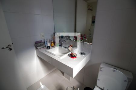 Banheiro da Suíte de kitnet/studio à venda com 1 quarto, 40m² em Santo Amaro, São Paulo