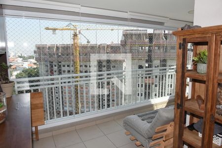 Varanda da Sala de apartamento à venda com 2 quartos, 65m² em Jardim Marajoara, São Paulo
