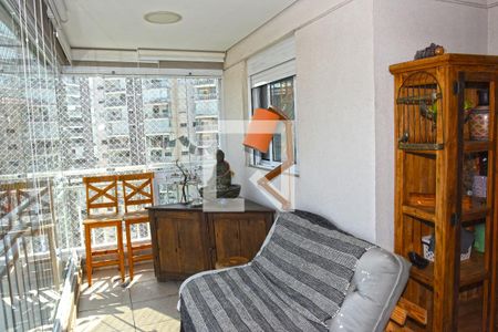 Varanda da Sala de apartamento à venda com 2 quartos, 65m² em Jardim Marajoara, São Paulo