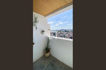 Varanda da Sala de apartamento à venda com 3 quartos, 75m² em Vila Apiai, Santo André