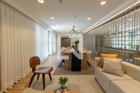 Studio para alugar com 26m², 1 quarto e sem vaga Studio para alugar com 26m², 1 quarto e sem vagaSala de reunião