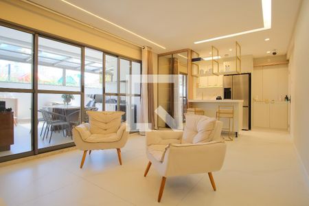 Sala de apartamento para alugar com 3 quartos, 165m² em Chácara Califórnia, São Paulo