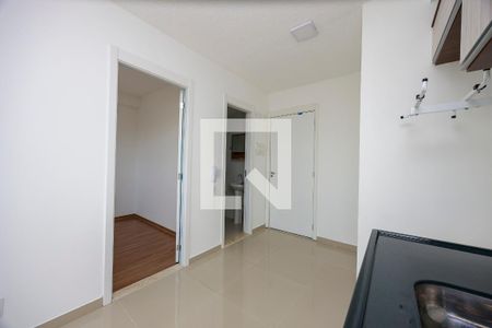 Sala - Cozinha de apartamento para alugar com 1 quarto, 25m² em Santo Amaro, São Paulo