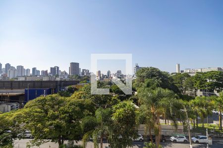 Vista da Sala/Cozinha de apartamento para alugar com 1 quarto, 25m² em Santo Amaro, São Paulo