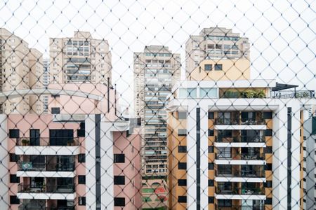 Varanda - Vista de apartamento à venda com 4 quartos, 128m² em Brooklin, São Paulo