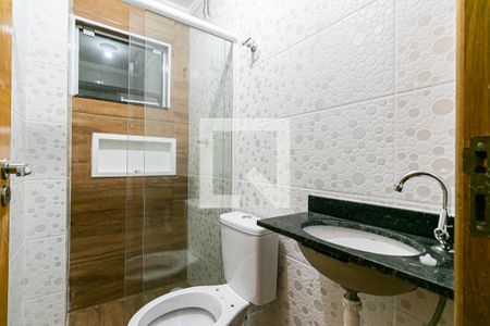 Banheiro de apartamento para alugar com 1 quarto, 30m² em Vila Antonina, São Paulo
