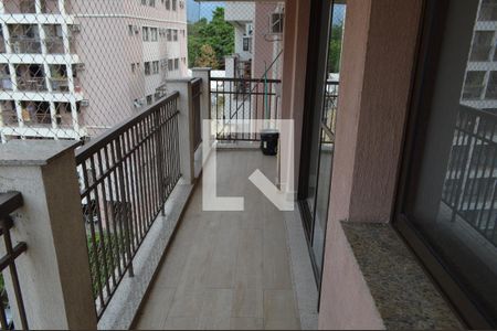 Varanda da Sala de apartamento para alugar com 3 quartos, 87m² em Taquara, Rio de Janeiro