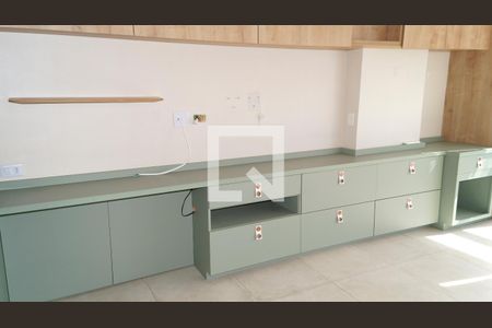 Sala/cozinha
 de apartamento à venda com 1 quarto, 34m² em Ipiranga, São Paulo