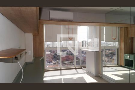 Sala/cozinha
 de apartamento à venda com 1 quarto, 34m² em Ipiranga, São Paulo