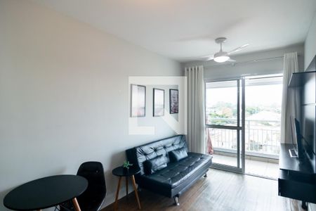 Sala de apartamento para alugar com 1 quarto, 50m² em Brooklin Paulista, São Paulo