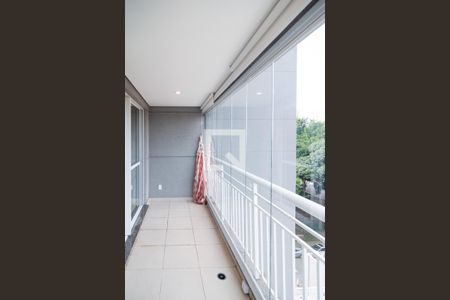 Varanda de apartamento para alugar com 1 quarto, 50m² em Brooklin Paulista, São Paulo