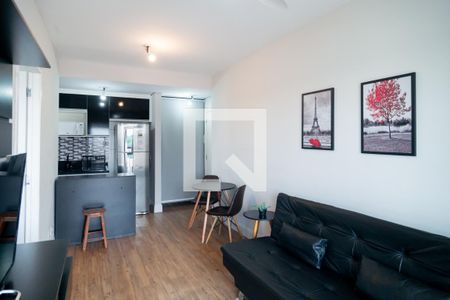 Sala de apartamento para alugar com 1 quarto, 50m² em Brooklin Paulista, São Paulo