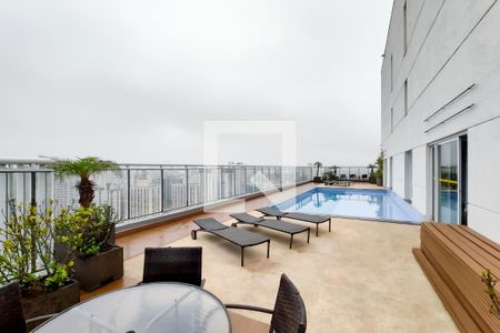 Piscina de apartamento para alugar com 1 quarto, 50m² em Brooklin Paulista, São Paulo