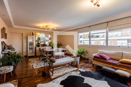 Sala de apartamento à venda com 3 quartos, 126m² em Sumaré, São Paulo