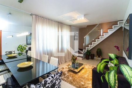 Sala de apartamento à venda com 4 quartos, 166m² em Palmares, Belo Horizonte
