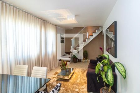 Sala de apartamento à venda com 4 quartos, 166m² em Palmares, Belo Horizonte