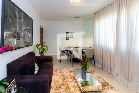 Sala de apartamento à venda com 4 quartos, 166m² em Palmares, Belo Horizonte