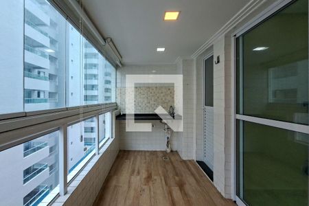 Sacada da Sala/Cozinha de apartamento para alugar com 2 quartos, 62m² em Ocian, Praia Grande