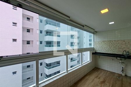 Sacada da Sala/Cozinha de apartamento para alugar com 2 quartos, 62m² em Ocian, Praia Grande