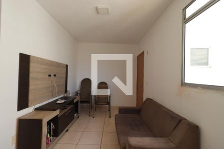 Sala  de apartamento para alugar com 2 quartos, 47m² em Residencial Greenville, Ribeirão Preto