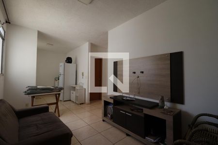 Sala  de apartamento para alugar com 2 quartos, 47m² em Residencial Greenville, Ribeirão Preto