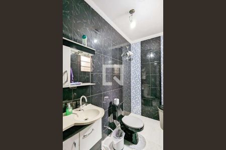 Banheiro da suíte de casa à venda com 2 quartos, 213m² em Vila Sacadura Cabral, São Bernardo do Campo