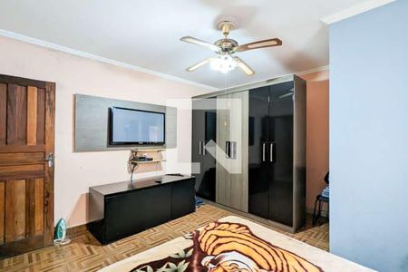 Quarto da suíte de casa à venda com 2 quartos, 213m² em Vila Sacadura Cabral, São Bernardo do Campo