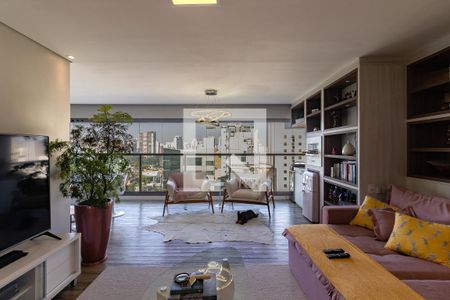Sala de apartamento à venda com 2 quartos, 95m² em Vila Olímpia, São Paulo
