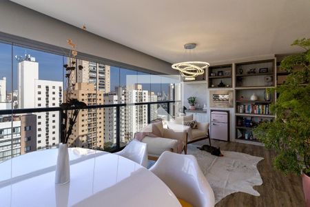 Sala de apartamento à venda com 2 quartos, 95m² em Vila Olímpia, São Paulo
