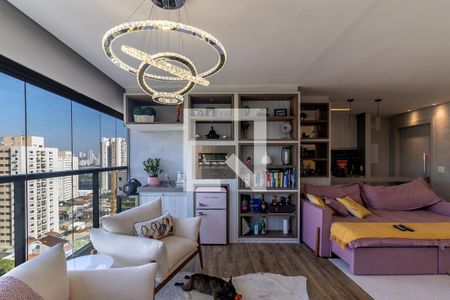 Sala de apartamento à venda com 2 quartos, 95m² em Vila Olímpia, São Paulo