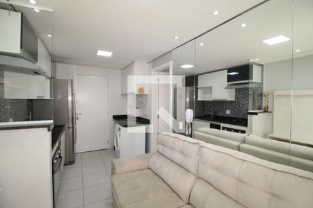 Sala/Cozinha e área de serviço de apartamento para alugar com 1 quarto, 29m² em Vila Buenos Aires, São Paulo