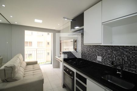 Sala/Cozinha e área de serviço de apartamento para alugar com 1 quarto, 29m² em Vila Buenos Aires, São Paulo
