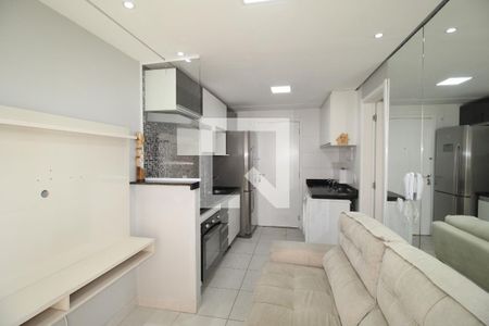 Sala/Cozinha e área de serviço de apartamento para alugar com 1 quarto, 29m² em Vila Buenos Aires, São Paulo