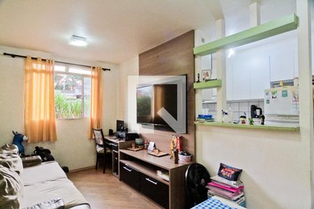 Sala de apartamento à venda com 2 quartos, 50m² em Jardim Santo Elias, 