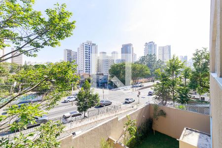 Suíte - Vista de apartamento para alugar com 1 quarto, 57m² em Campo Belo, São Paulo