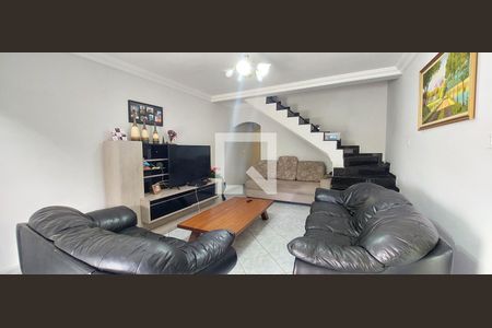 Sala de casa à venda com 3 quartos, 205m² em Parque Novo Oratório, Santo André