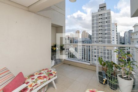 Varanda da Sala de apartamento à venda com 2 quartos, 101m² em Vila Cordeiro, São Paulo