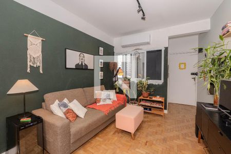 Sala de apartamento à venda com 1 quarto, 50m² em Bela Vista, São Paulo
