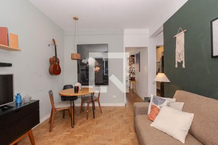 Sala de apartamento à venda com 1 quarto, 50m² em Bela Vista, São Paulo