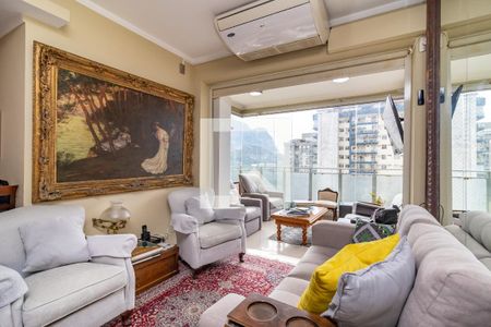 Sala de apartamento para alugar com 1 quarto, 80m² em Barra da Tijuca, Rio de Janeiro